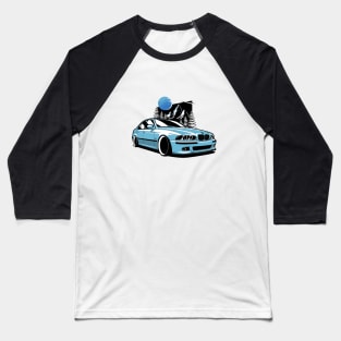 Blue E39 Classic Saloon In Mountains Baseball T-Shirt